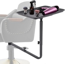 Black Salon Tray Attached To Chair, Metal Swivel Tray For Salon Chair Ta... - $1,501.63 MXN