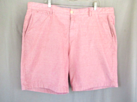 Rainforest shorts Bermuda men&#39;s Size 40 pink inseam 8-1/2&quot;  flat front  ... - $16.61