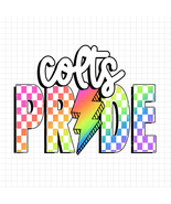 Colts Pride PNG, Checkered Colts PNG, Lightning Bolt Design, Neon Mascot... - €2,14 EUR Colts Pride PNG, Checkered Colts PNG, Lightning Bolt Design, Neon Mascot... - €2,14 EUR