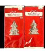 2 Vintage Boxes NOS 18-Inch Icicles 1000 Strands Each Sealed Holiday Tim... - €6,06 EUR