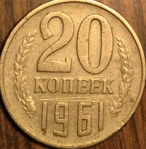 1961 Russia 20 Kopeks Coin - £1.42 GBP