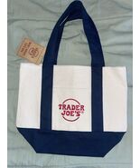 Trader Joe's Mini Canvas Tote Bag - Navy - $26.95