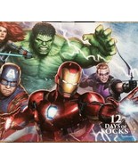 Disney Marvel Avengers 12 Days of Socks Mens Size 10-13 Thor Hulk Iron M... - £18.67 GBP