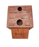 CUTCO Homemaker 10 Slot Solid Honey Oak Wood Block Made in the USA REALL... - $489.26 MXN