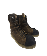 DAKOTA Men&#39;s 8&#39;&#39; 523 Steel Toe Steel Plate Ironworker Work Boots Brown S... - $52.24