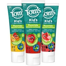 Tom’s of Maine Anticavity Kids Fluoride Toothpaste Variety Pk 5.1 oz (Pack of 3) - $13.83