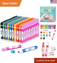 100 Pack Washable Dot Markers - 10 Vibrant Colors for Toddlers' Creativity - $88.11