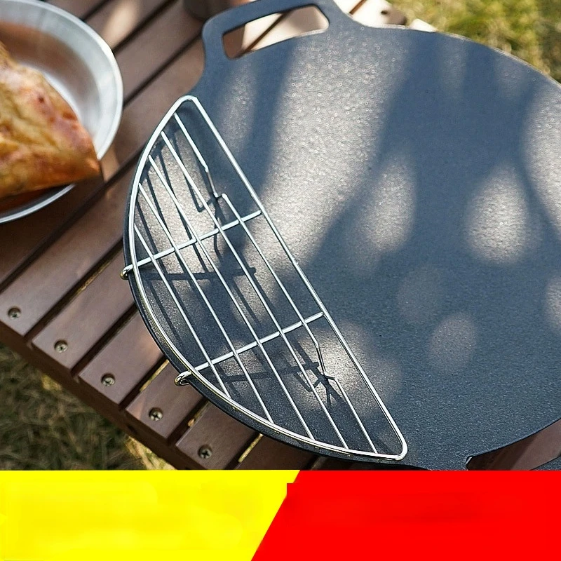 Outdoor Barbecue Net Steam Rack Stainless Steel Camping Barbecue Frying Pan - £18.53 GBP+