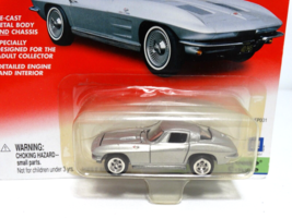 2001 Johnny Lightning Vicious Vettes Silver 1965 Corvette Coupe - $2.48