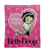 Pretty soft fleece throw 50” x 60” Plush fleece Betty Boop pink blanket - $753.30 MXN