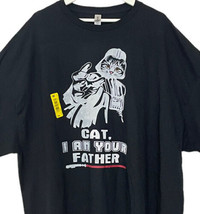 Star Wars T-Shirt Cat, I Am Your Father Darth Vader Funn   Mens 4XL Gildan - £22.64 GBP