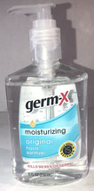 Ship Same Bus Day Germ-X Original Moisturizing Hand Sanitizer Pump 1ea 8oz Blt - £7.76 GBP