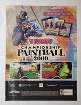 NPPL Championship Paintball 2009 Magazine Print Ad  - £11.72 GBP