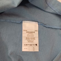 Carhartt Loose Fit K87 H54 Men’s Blue Cotton Blend T-Shirt Short Sleeve Size 2XL image 5