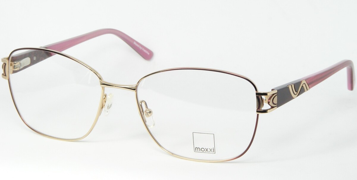 Vintage MOXXI Von Visibilia 31520 558 Gold Farbverlauf Weinrot Brille 54... - $66.32