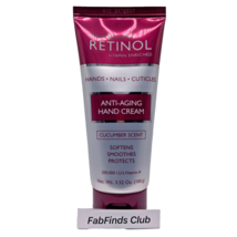 Retinol Hand Cream Cucumber Scent Sealed Hands,Nails,Cuticles 3.52oz - $14.60