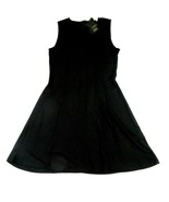 NWT- DALIA Black Fit and Flare Sleeveless knit Dress Size Small - £28.70 GBP