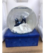 Annie Lee Snow globe blue suede shoes rare New In Box Sweet - £22.56 GBP