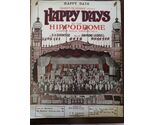 Charles Dillingham Presents Happy Days Hippodrome Sheet Music - $93.93