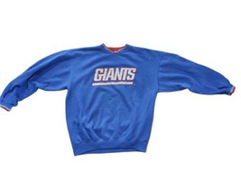 Mens Starter Crewneck Sweatshirt Size L New York Giants NFL Pro Line Spe... - £41.08 GBP