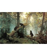 Ivan Shishkin Morning In A Pine Forest Oil Painting Giclee Print Canvas - £7.60 GBP+