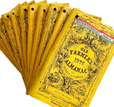 The Old Farmer&#39;s Almanac Lot Of 11 Paperback Books 1966-1978 Bicentennial SSBks - £54.98 GBP