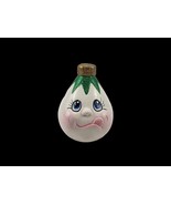 Hand Painted CHRISTMAS ORNAMENT EGG Figure Silly Face Anthropomorphic Bulb - $204.04 MXN
