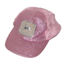 John Deere Pink Sparkly Glitter Hat Cap Size Toddler - $9.88