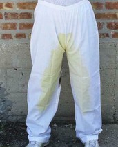 Goosh Pants Halloween Pee Poop Stained Dirty Costume Funny Novelty Joke C1001 - £32.47 GBP