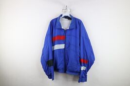 Vintage 90s Streetwear Mens XL Distressed Lined Color Block Windbreaker ... - $29.65