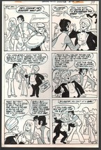 Swing With Scooter Page 3-Original Comic Art-1971-Cookie-Sylvester-Code Seal-FN - £186.82 GBP