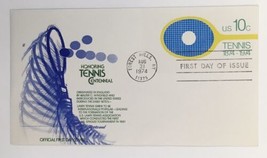 Honoring Tennis Centennial 1974 First Day Cover Fleetwood Forest Hills NY - £2.31 GBP