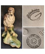 Goldscheider Finch Marron Oiseau Branche Figurine Everlasting Corps - $161.04 CAD