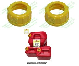2 (Two) Aftermarket Yellow MIDWEST &quot;Screw Cap Collars&quot; Heavy Duty 1210 2... - $9.49