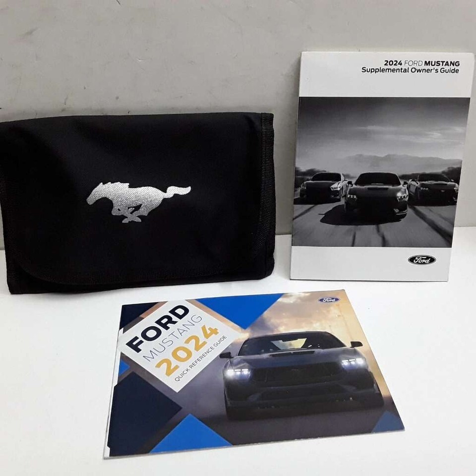 2024 Ford Mustang Supplemental Owners Manual User Guide - $124.73