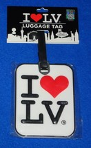 BRAND NEW I (LOVE) HEART LAS VEGAS LUGGAGE &amp; ID TAG SOUVENIR *FACTORY SE... - £6.35 GBP