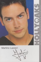 Martino Lazzeri Hollyoaks Vintage Official Rare Cast Card Photo - £6.28 GBP