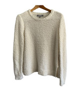 Marled Reunited Clothing Women Sweater Knit Crew Neck Ivory Size Medium - £11.02 GBP