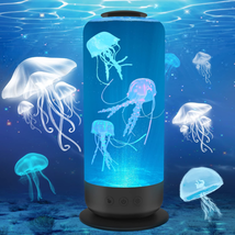 Jellyfish Lava Lamp, LED Jellyfish Aquarium Lamp, 7 Color Changing Setting Night - £35.18 GBP