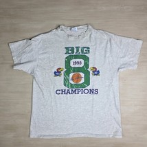 Vintage Kansas Jayhawks Basketball 1993 Big 8 Conference Champions Shirt... - $49.39
