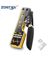 ZoeRax RJ45 Crimp ToolPass Through CrimperCutter for Cat6 Cat5Cat5e 8P8C... - $24.70
