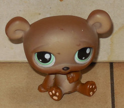 Hasbro Littlest Pet Shop Lps #1001 Panda Bear Brown - $14.15