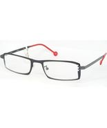 L.a. Eyeworks ONE PAIR GIBBONS 878 BLACK / GRAPHITE GREY EYEGLASSES Los ... - $106.89