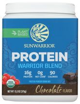 2/27 Sunwarrior - Warrior Blend, Plant Based, Raw Vegan Protein Powder w... - $17.77