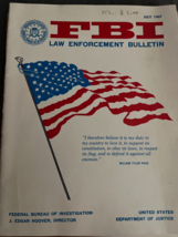 FBI Law Enforcement Bulletin July 1967 J Edgar Hoover Thomas Larry Hemmi... - $47.50