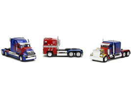 Transformers Optimus Prime Trucks Set of 3 Pcs Hollywood Rides Series 1/32 Dieca - £36.89 GBP