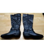 A2 by Aerosoles Women Black Boots US 8 Medium, Extended Calf Room - NEW - £63.58 GBP