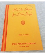 Cool vintage 1940 Payne Publishing Company Peephole Shows for Little Peo... - $20.69 CAD