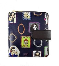Women Printed Vegan Leather Navy Wallet Purse Batua Gift Rakhi - $616.20 MXN