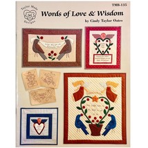 Words of Love and Wisdom Quilts Cindy Taylor Oats Taylor Made Designs, P... - $7.95